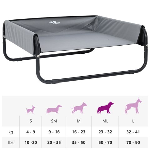 PODWYŻSZONE LEGOWISKO DLA PSA IDEALNE NA OGRÓD DO DOMU 75X75X30CM