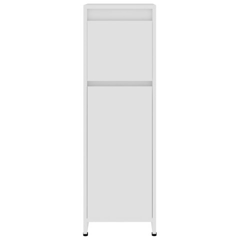 4-CZĘŚCIOWY ZESTAW MEBLI ŁAZIENKOWYCH BIAŁY