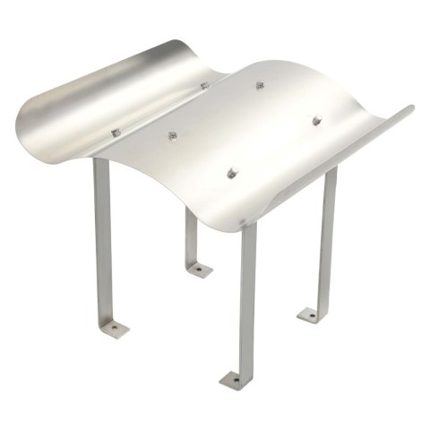 NASADA KOMINOWA ZE STALI NIERDZEWNEJ SREBRNA