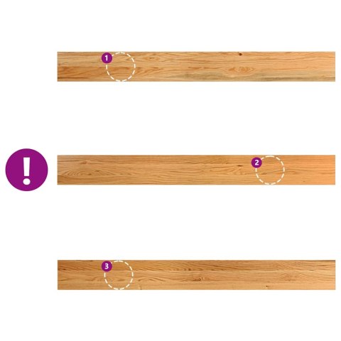 PARAPETY 2 SZT. JASNOBRĄZOWY 140X15X2CM LITE DREWNO DĘBOWE