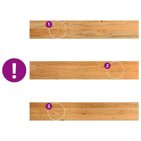 VidaXL Parapety 2 szt., jasnobrązowy, 90x15x2 cm, lite drewno dębowe