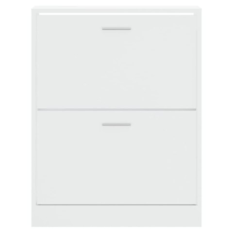 SZAFKA NA BUTY POŁYSK BIAŁA 63X24X81CM