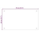 PANELE OCHRONNE DO KUCHNI PRZEZROCZYSTE 2 SZT. 70X40CM SZKŁO