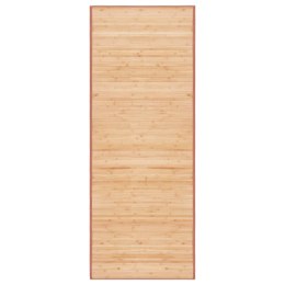 MATA BAMBUSOWA NA PODŁOGĘ 80X 200CM BRĄZOWA