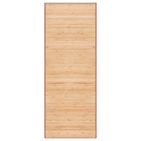 MATA BAMBUSOWA NA PODŁOGĘ 80X 200CM BRĄZOWA