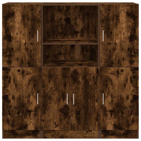 ZESTAW 3 SZAFEK KUCHENNYCH PRZYDYMIONY DĄB