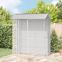 WOLIERA DLA PTAKÓW EGZOTYCZNYCH I OZDOBNYCH 215X110X247 CM STALOWA