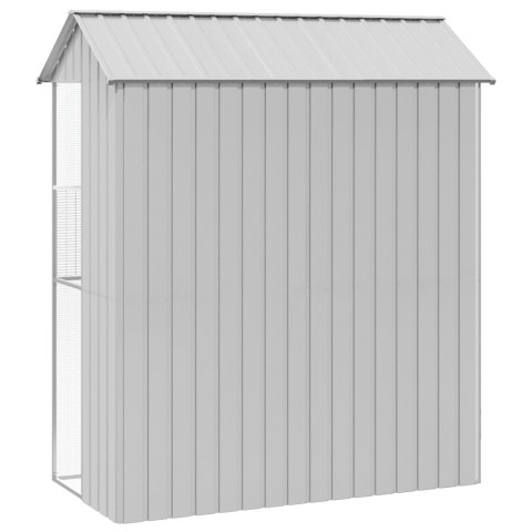 WOLIERA DLA PTAKÓW EGZOTYCZNYCH I OZDOBNYCH 215X110X247 CM STALOWA