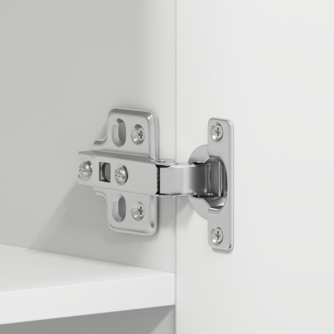 BIAŁA SZAFKA NA BUTY 80X35.5X180CM