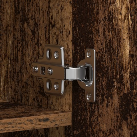 SZAFKA NA BUTY STARE DREWNO 80X35,5X180CM DREWNO INŻYNIERSKIE