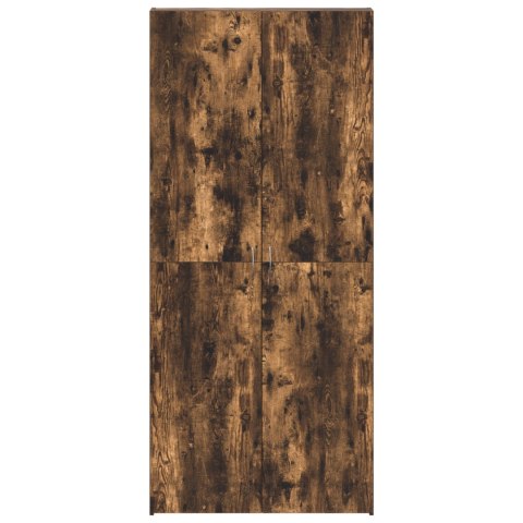 SZAFKA NA BUTY W DĘBOWYM DYMIE 80X35,5X180CM