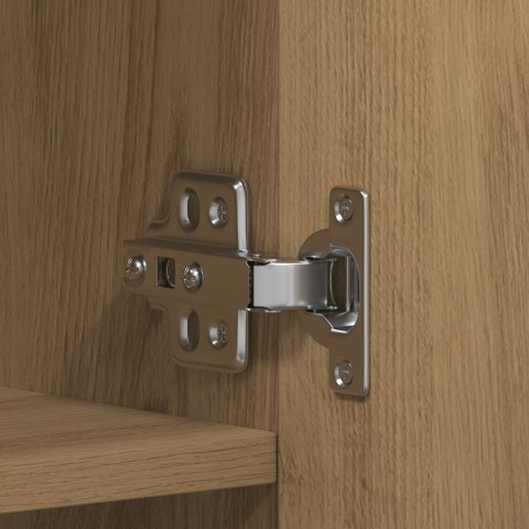 SZAFKA NA BUTY ARTISAN OAK 80X35,5X180CM Z MATERIAŁU DREWNOPOCHODNEGO