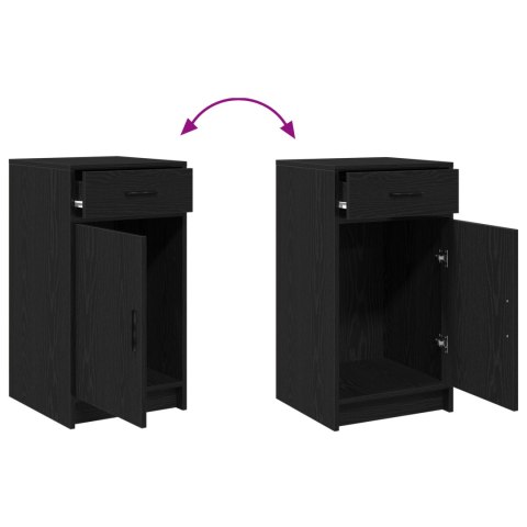 3-CZĘŚCIOWY ZESTAW TOALETKI Z LED CZARNY