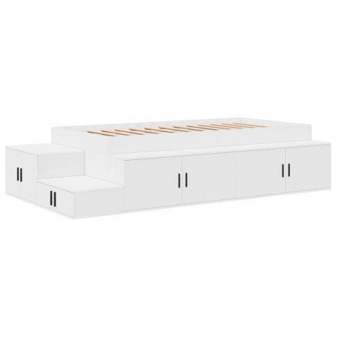 BIAŁE ŁÓŻKO Z MIEJSCEM DO PRZECHOWYWANIA 80X200CM