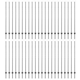 SŁUPKI 88 SZT. U-CHANNEL SZARY 200CM STAL