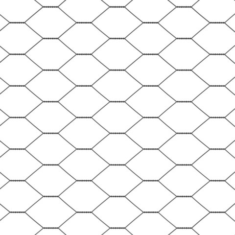 11 SZTUK SŁUPKÓW OGRODOWYCH U-CHANNEL SZARY 60CM STAL SZEŚCIOKĄTNY PŁOT SZARY 0.5X50M STAL