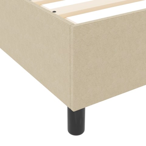 BOX SPRING ŁÓŻKO JASNOZIELONE SZARE 90X200CM Z TKANINY SZTRUKSOWEJ