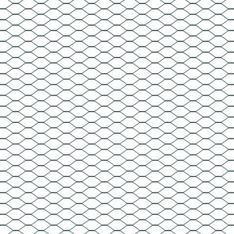 PŁOT HEKSAGONALNY ZIELONY 1,2X100M STAL SŁUPKI DO PŁOTU Z OSTROGĄ 13 SZT. Ø32MM 140CM STAL OCYNKOWANA