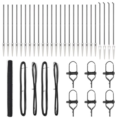 HEXAGON FENCE SZARY 1.6X50M STAL