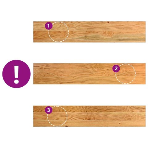 PARAPETY 2 SZT. JASNOBRĄZOWY 80X15X2CM LITE DREWNO DĘBOWE