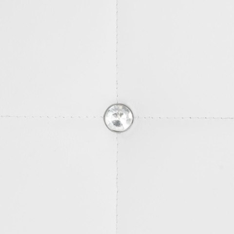 KRZESŁA STOŁOWE 2 SZT. BIAŁE OBITE SZTUCZNĄ SKÓRĄ