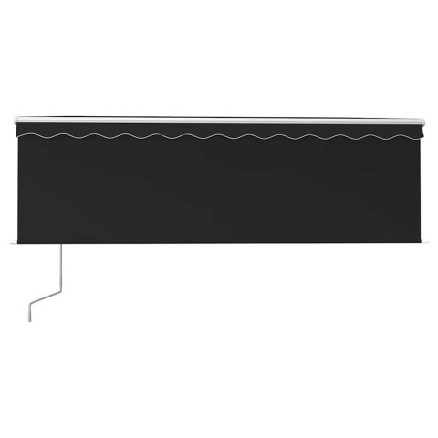 AUTOMATYCZNIE ZWIJANA MARKIZA Z ZASŁONĄ 4X3M ANTRACYTOWA