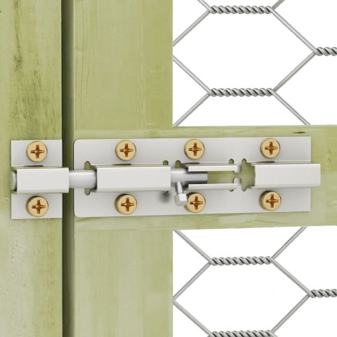 KLATKA DLA KURCZĄT 268X200X190CM IMPREGNOWANE DREWNO SOSNOWE