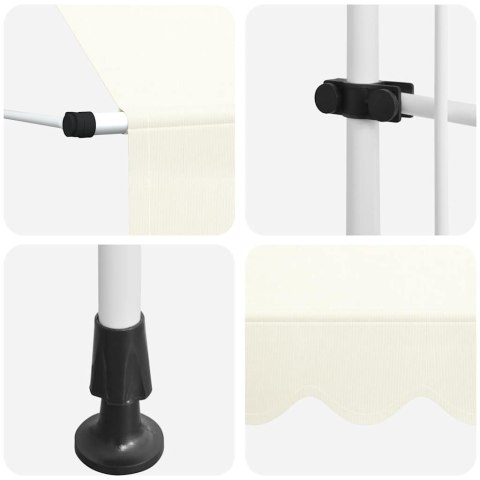 MARKIZA ZWIJANA RĘCZNIE 400CM KREMOWA