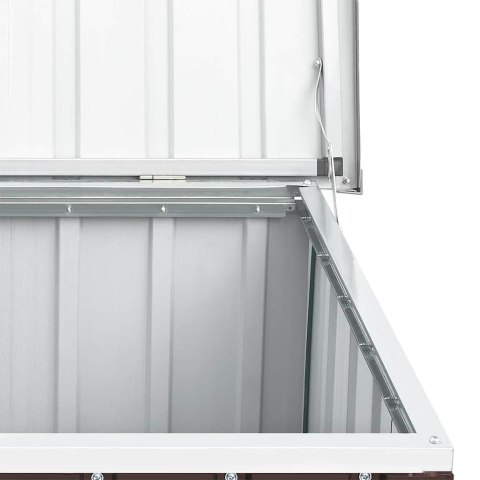 SKRZYNIA OGRODOWA DO PRZECHOWYWANIA BRĄZOWA 109X67X65CM