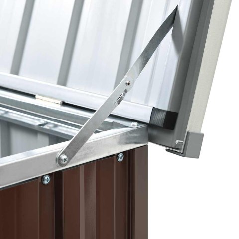 SKRZYNIA OGRODOWA DO PRZECHOWYWANIA BRĄZOWA 171X99X93CM