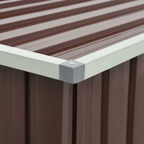 SKRZYNIA OGRODOWA DO PRZECHOWYWANIA BRĄZOWA 171X99X93CM