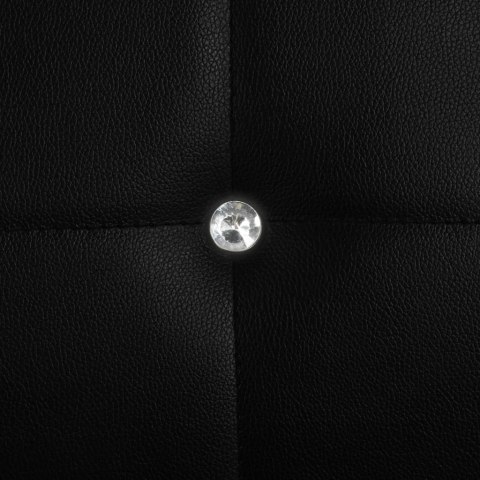 KRZESŁA STOŁOWE 6 SZT. CZARNE SZTUCZNA SKÓRA