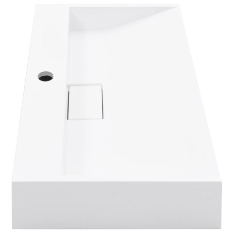 UMYWALKA 60X38X11CM KOMPOZYT MINERALNY/MARMUROWY BIAŁA