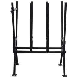 KOZIOŁ DO CIĘCIA DREWNA CZARNY MALOWANY PROSZKOWO