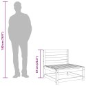 OGRODOWA SOFA BEZ PODŁOKIETNIKÓW PODNÓŻEK IMPREGNOWANA SOSNA