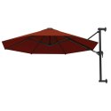 PARASOL ŚCIENNY NA METALOWYM SŁUPKU 300CM KOLOR TERAKOTA