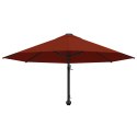 PARASOL ŚCIENNY NA METALOWYM SŁUPKU 300CM KOLOR TERAKOTA