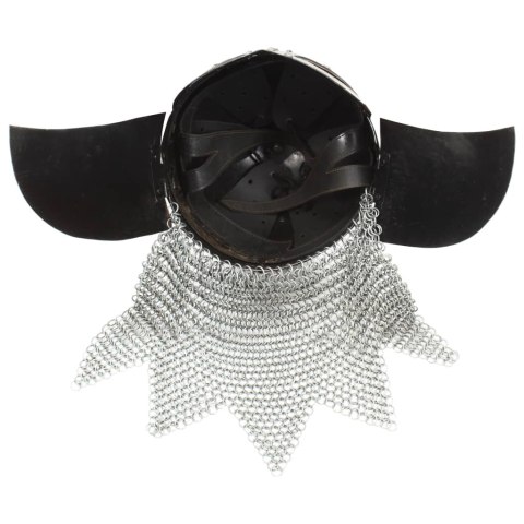 REPLIKA ZABYTKOWEGO HEŁMU WIKINGA LARP STAL MIEDZIANA