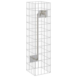 KOLUMNA GABIONOWA Z KRANY 100X25X25CM STAL NIERDZEWNA