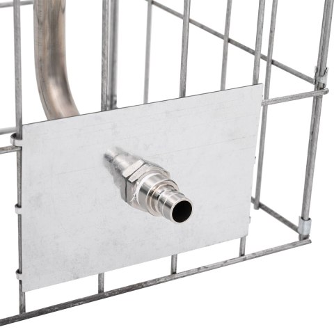 KOLUMNA GABIONOWA Z KRANEM 50X25X25CM STAL NIERDZEWNA