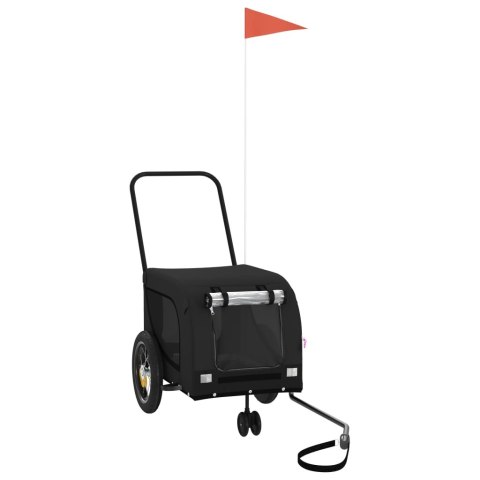 PRZYCZEPKA ROWEROWA DLA ZWIERZĄT TKANINA OXFORD I ŻELAZO