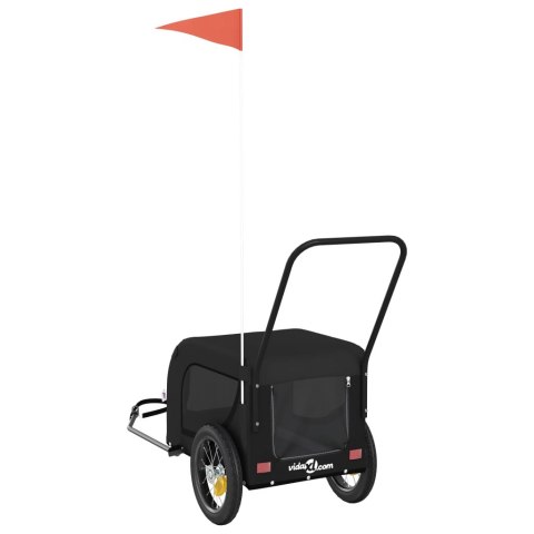 PRZYCZEPKA ROWEROWA DLA ZWIERZĄT TKANINA OXFORD I ŻELAZO