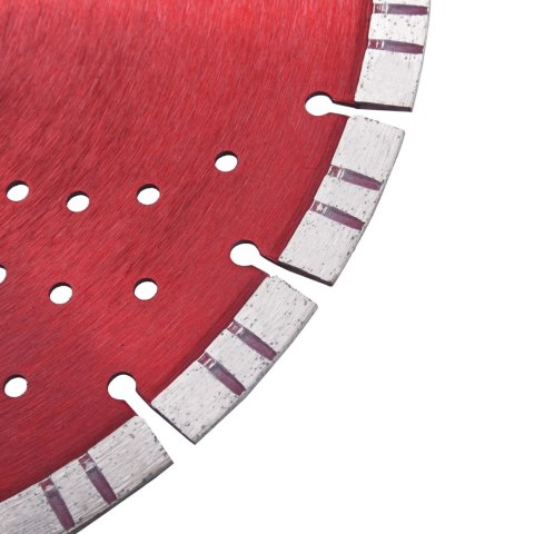 TARCZA DIAMENTOWA TURBO Z OTWORAMI STAL 350MM