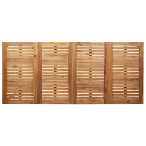 9-CZĘŚCIOWY ZESTAW DO JEDZENIA Z LITEGO DREWNA AKACJOWEGO