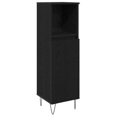 3 CZĘŚCIOWY ZESTAW MEBLI ŁAZIENKOWYCH CZARNE DĘBOWE