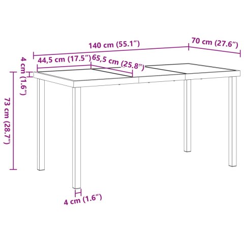 5 CZĘŚCIOWY ZESTAW JADALNY Z PODUSZKAMI BRĄZOWY RATTAN POLIETYLENOWY