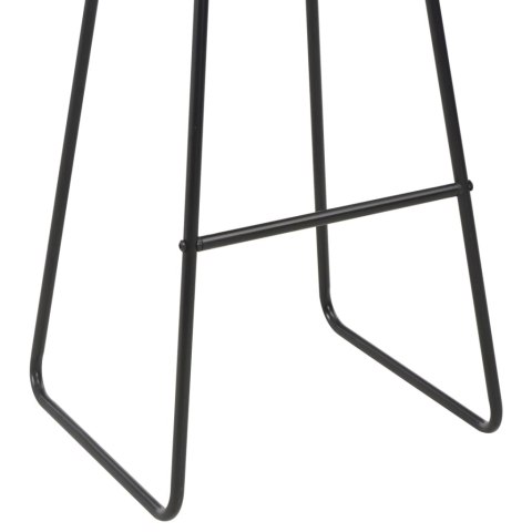 STOŁKI BAROWE 2 SZT. CZARNE SZTUCZNA SKÓRA