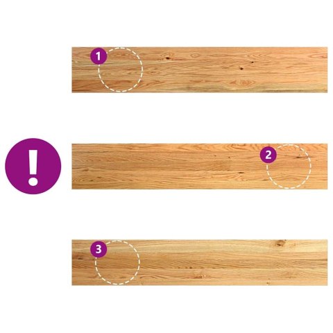 PARAPETY 2 SZT. JASNOBRĄZOWY 140X30X2CM LITE DREWNO DĘBOWE