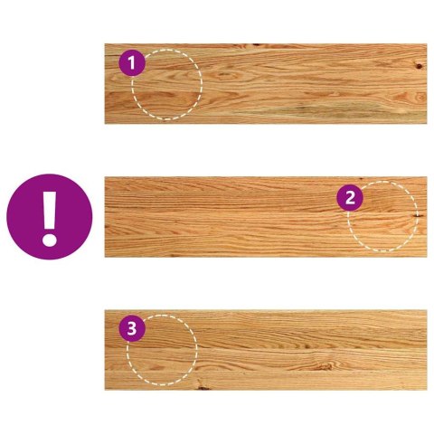 PARAPETY 2 SZT. JASNOBRĄZOWY 80X20X2CM LITE DREWNO DĘBOWE