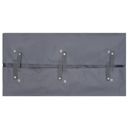 WYŚCIÓŁKA DO WÓZKA OGRODOWEGO CIEMNOSZARA 81X41X40CM TKANINA